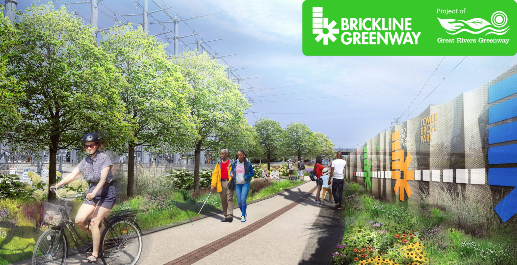 Brickline Greenway MetroLink Corridor Concept