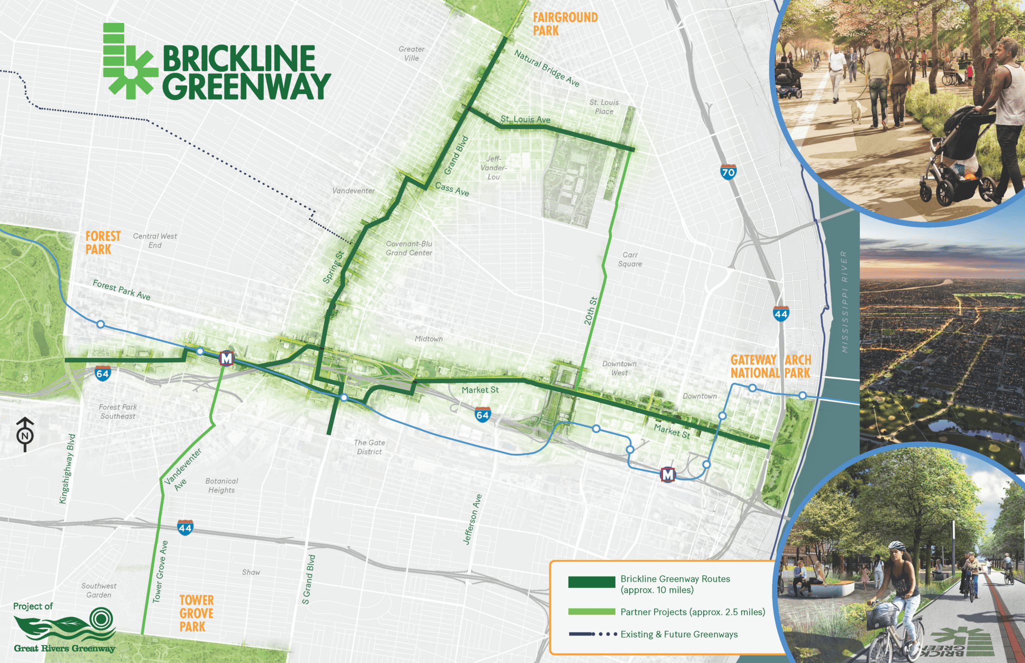 Brickline Greenway Web Map