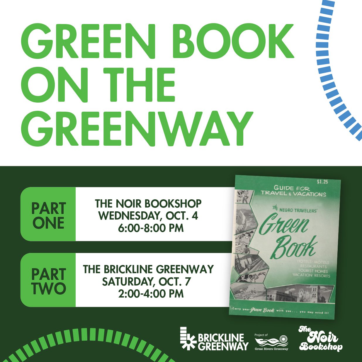 Green Book Brickline Greenway Social