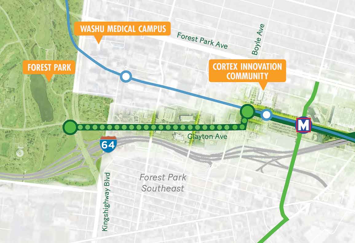 BG Segment Map_Forest Park to Cortex ML Stn