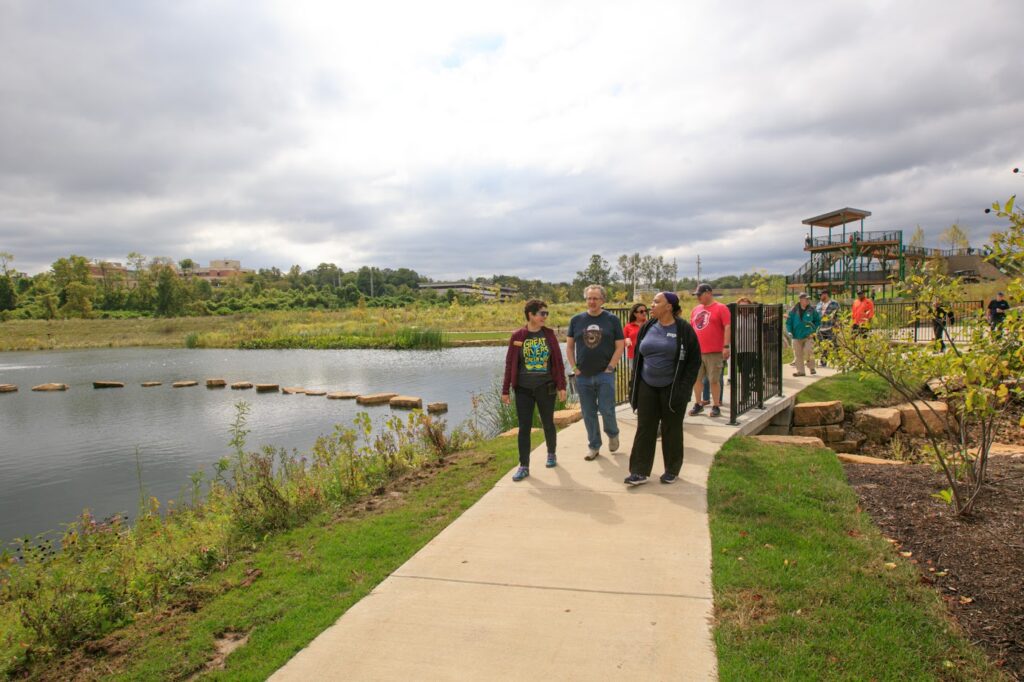 Deer Creek Greenway Brentwood Park - Walking Tour