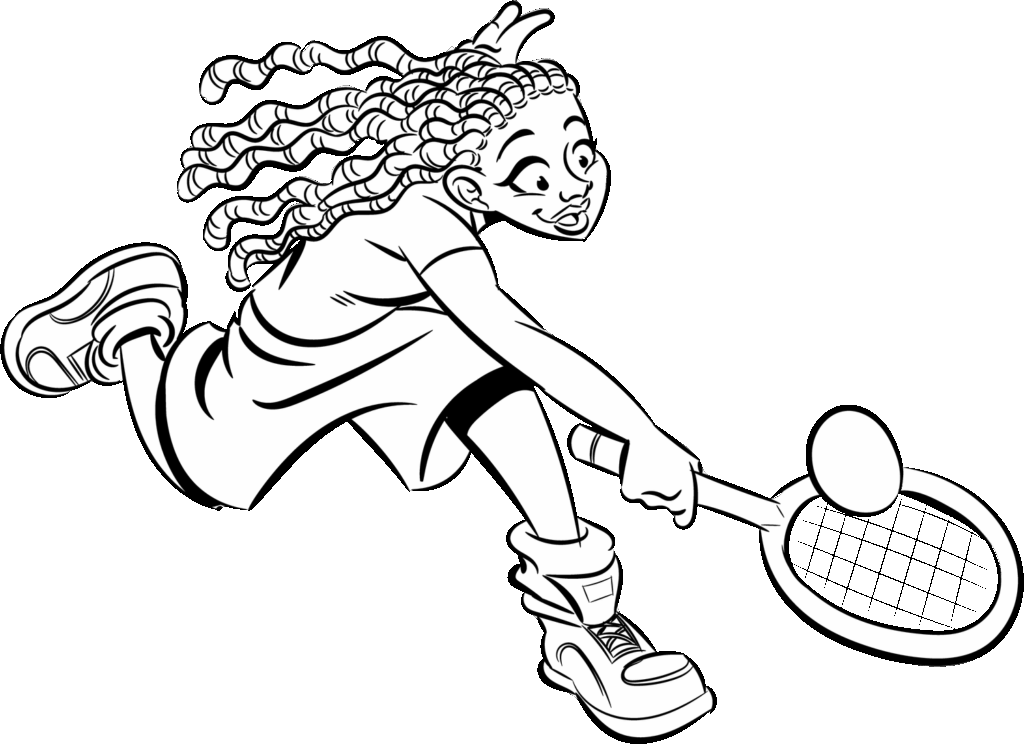 David Gorden - Tennis Player Caricature