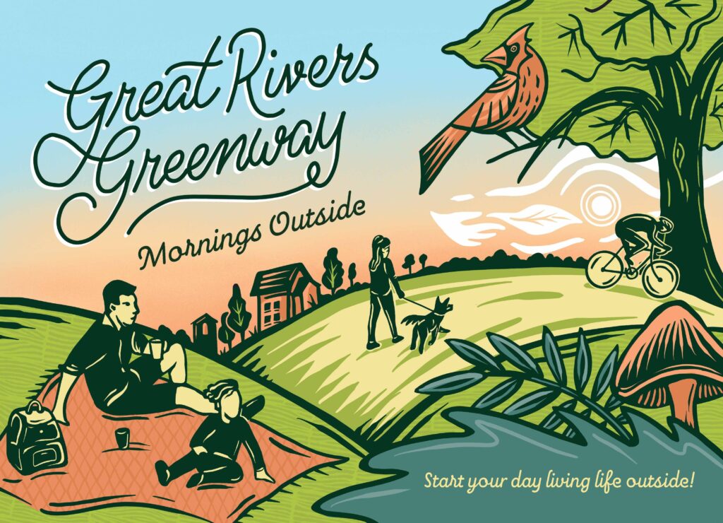 Mornings Outside Postcard Cover